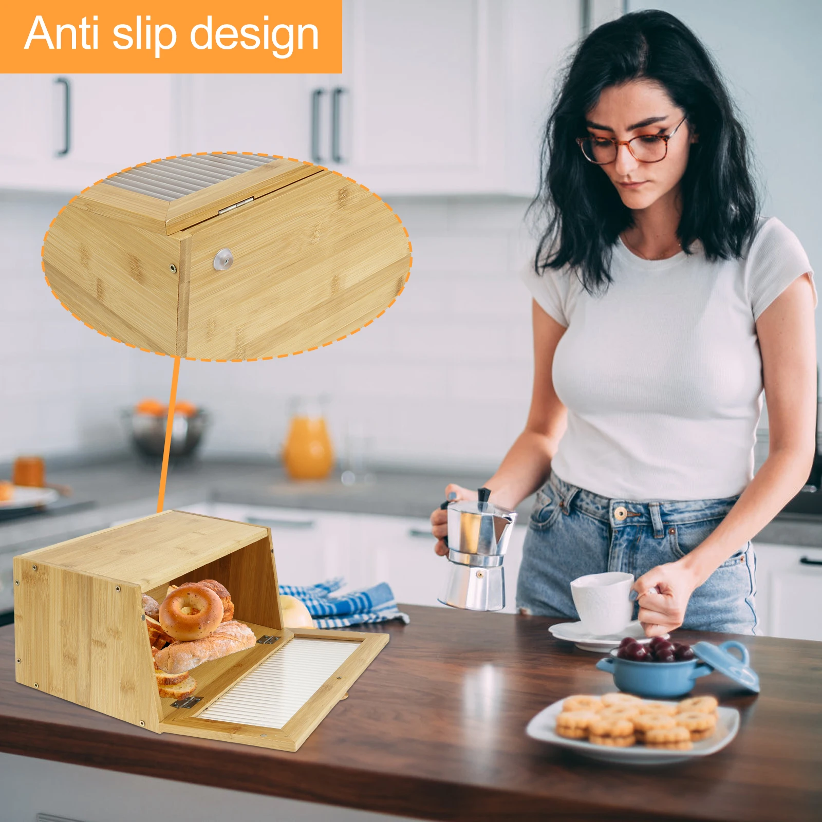 صندوق خبز من الخيزران، صندوق ت - مراجعة Bread Box Bamboo وسعره