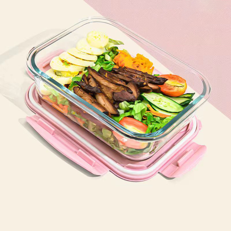 نمط جديد صندوق الغداء الزجاج 1 - مراجعة Food Storage Glass Box وسعره